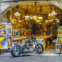 Buy canvas prints of The Art Shop by Kevin Clelland