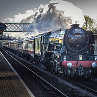 Buy canvas prints of The Flying Scotsman by Kevin Clelland