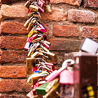 Buy canvas prints of Love Locks by Amy Powell