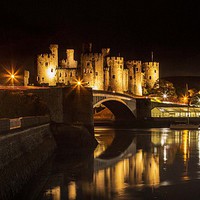 Buy canvas prints of  Conwy Castle  by Chris Evans