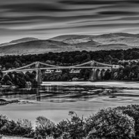 Buy canvas prints of Menai Bridge  by Chris Evans