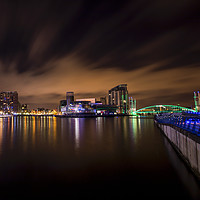 Buy canvas prints of Salford Quays  by Chris Evans