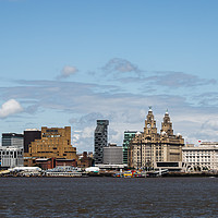 Buy canvas prints of Liverpool Skyline by Chris Evans