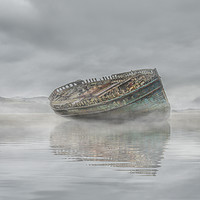 Buy canvas prints of Mist in Dulas Bay  by Chris Evans