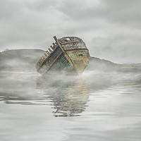 Buy canvas prints of Mists in Dulas Bay Anglesey  by Chris Evans