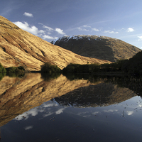 Buy canvas prints of  Glen Etive Reflections by Rob Woolf