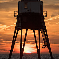 Buy canvas prints of Dovercourt Leading Light by Rob Woolf