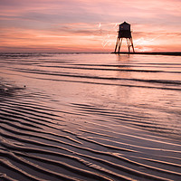 Buy canvas prints of Dovercourt Leading lights by Rob Woolf