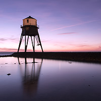 Buy canvas prints of Dovercourt at Dusk by Rob Woolf