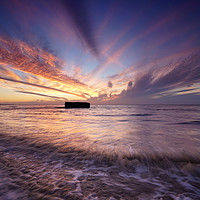 Buy canvas prints of Summer Solstice at Walton on the Naze. by Rob Woolf
