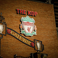 Buy canvas prints of The Kop, Liverpool Football Club by Thomas Ritson