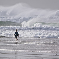 Buy canvas prints of Tide Coming in Along the Oregon Coast by Wilhelmina Hayward