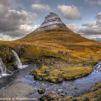 Buy canvas prints of Iceland Mountain Landscape by HQ Photo