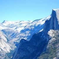 Buy canvas prints of   The half dome in the Yosemite Park by HQ Photo