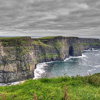 Buy canvas prints of Cliffs of Moher. Ireland. HDR landscape by HQ Photo
