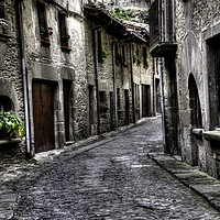 Buy canvas prints of Old Town in the pyrenees by HQ Photo