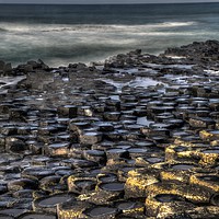 Buy canvas prints of giant's causeway Long exposure hdr by HQ Photo