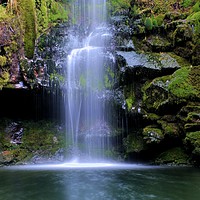 Buy canvas prints of the hidden Waterfall  by HQ Photo