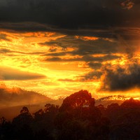 Buy canvas prints of Sunset at 3600mts. Colombia by HQ Photo