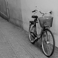 Buy canvas prints of  Bike in Amsterdam. by Adele Crittenden