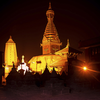 Buy canvas prints of Swayambhunath Stupa! by Nabaraj Regmi