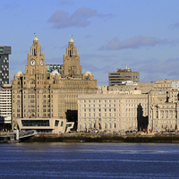 Buy canvas prints of Liverpool Waterfront by David Chennell