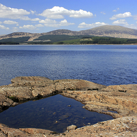 Buy canvas prints of  Chatteringshaws Loch  by David Chennell