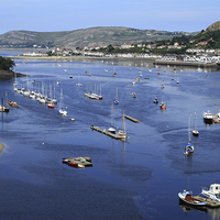 Buy canvas prints of River Conwy Marina by David Chennell