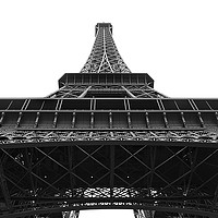 Buy canvas prints of Eiffel Tower Abstract by David Chennell
