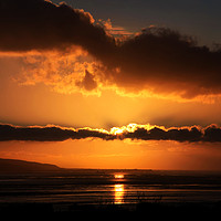 Buy canvas prints of River Dee Sunset  by David Chennell