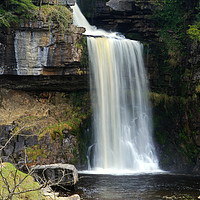 Buy canvas prints of Thornton Force Waterfall  by David Chennell