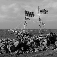 Buy canvas prints of Grace Darling Pirate Ship by David Chennell