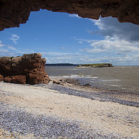 Buy canvas prints of Hilbre Island Isolation  by David Chennell