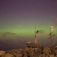 Buy canvas prints of Wirral Aurora by David Chennell