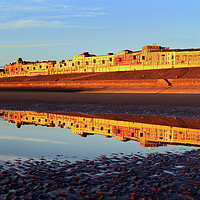 Buy canvas prints of Blackpool North Shore Reflection by David Chennell