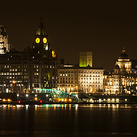 Buy canvas prints of Liverpool 3 Graces by David Chennell