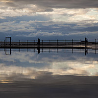 Buy canvas prints of West Kirby Marine Lake  by David Chennell