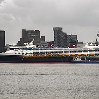 Buy canvas prints of Disney Magic Cruise Liner by David Chennell