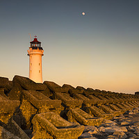 Buy canvas prints of New Brighton Lighthouse  by David Chennell