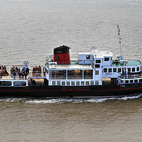 Buy canvas prints of Mersey Ferry Royal Iris by David Chennell