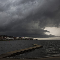 Buy canvas prints of West Kirby Storm by David Chennell