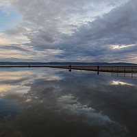 Buy canvas prints of West Kirby Marine Lake    by David Chennell
