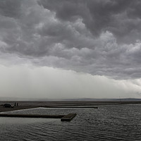 Buy canvas prints of West Kirby Storm  by David Chennell