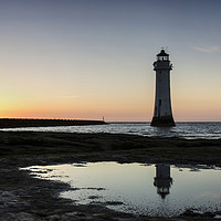 Buy canvas prints of New Brighton Lighthouse   by David Chennell