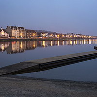 Buy canvas prints of West Kirby Blue Hour Reflection   by David Chennell
