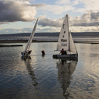Buy canvas prints of Gentle Sailing  by David Chennell