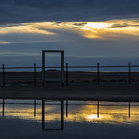 Buy canvas prints of Moody Reflection by David Chennell