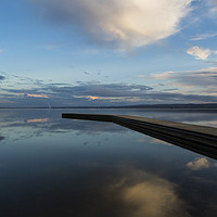 Buy canvas prints of West Kirby Marine Lake    by David Chennell