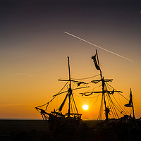 Buy canvas prints of Golden Hour Pirates by David Chennell