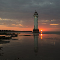 Buy canvas prints of Perch Rock Lighthouse by David Chennell
